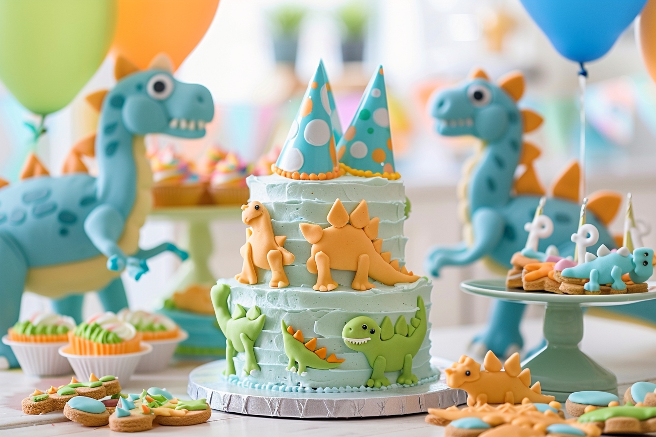 Conseils pour un goûter d’anniversaire réussi avec une décoration dinosaure