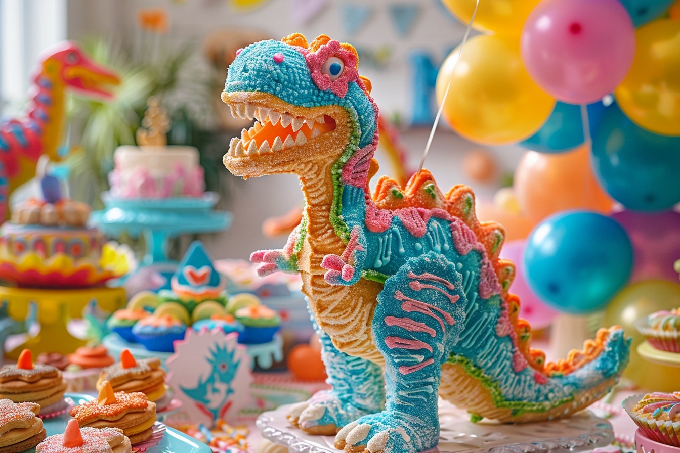 Des activités ludiques pour compléter la décoration d’un anniversaire sur le thème des dinosaures